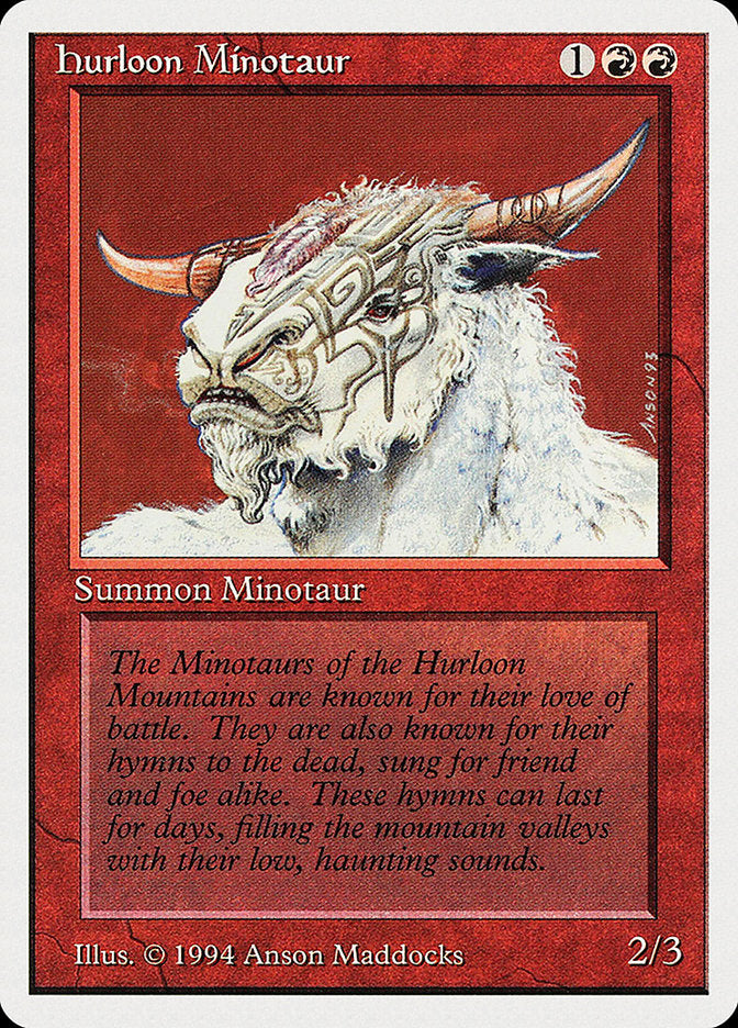 Hurloon Minotaur [Summer Magic / Edgar] | Card Merchant Takapuna