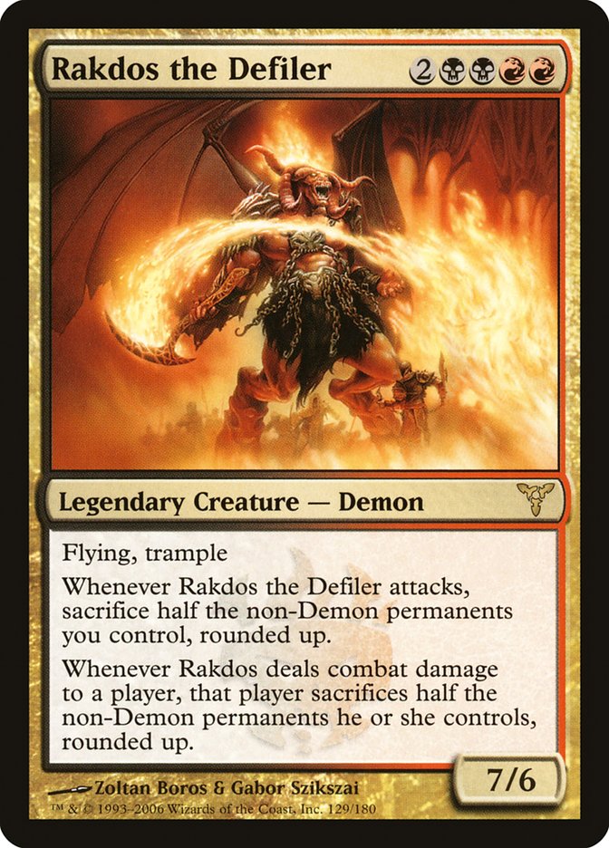 Rakdos the Defiler [Dissension] | Card Merchant Takapuna