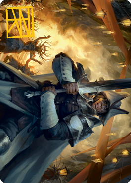 Ritual Guardian Art Card (Gold-Stamped Signature) [Innistrad: Midnight Hunt Art Series] | Card Merchant Takapuna