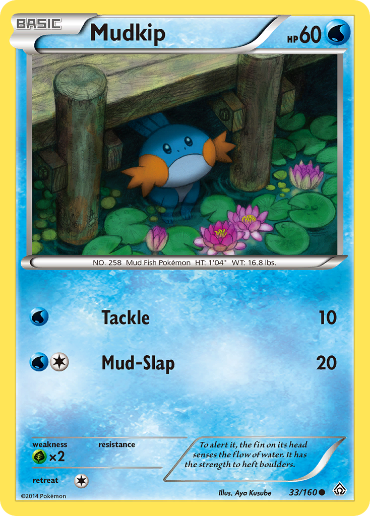 Mudkip (33/160) [XY: Primal Clash] | Card Merchant Takapuna
