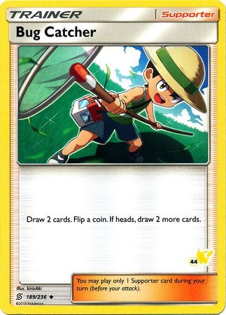 Bug Catcher (189/236) (Pikachu Stamp #44) [Battle Academy 2020] | Card Merchant Takapuna