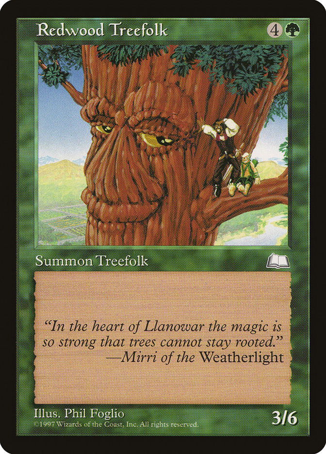 Redwood Treefolk [Weatherlight] | Card Merchant Takapuna