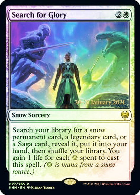 Search for Glory [Kaldheim Prerelease Promos] | Card Merchant Takapuna