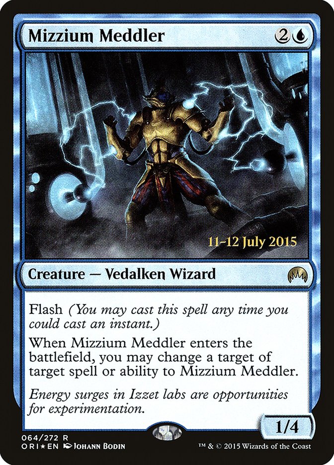 Mizzium Meddler [Magic Origins Prerelease Promos] | Card Merchant Takapuna