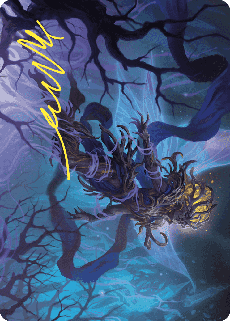 Sleep-Cursed Faerie Art Card (Gold-Stamped Signature) [Wilds of Eldraine Art Series] | Card Merchant Takapuna
