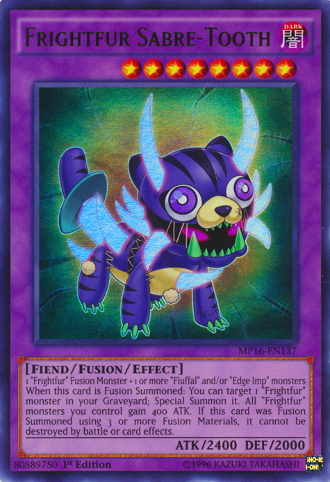 Frightfur Sabre-Tooth [MP16-EN137] Ultra Rare | Card Merchant Takapuna
