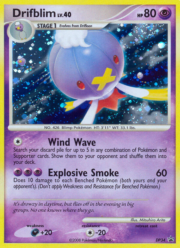 Drifblim (DP34) [Diamond & Pearl: Black Star Promos] | Card Merchant Takapuna
