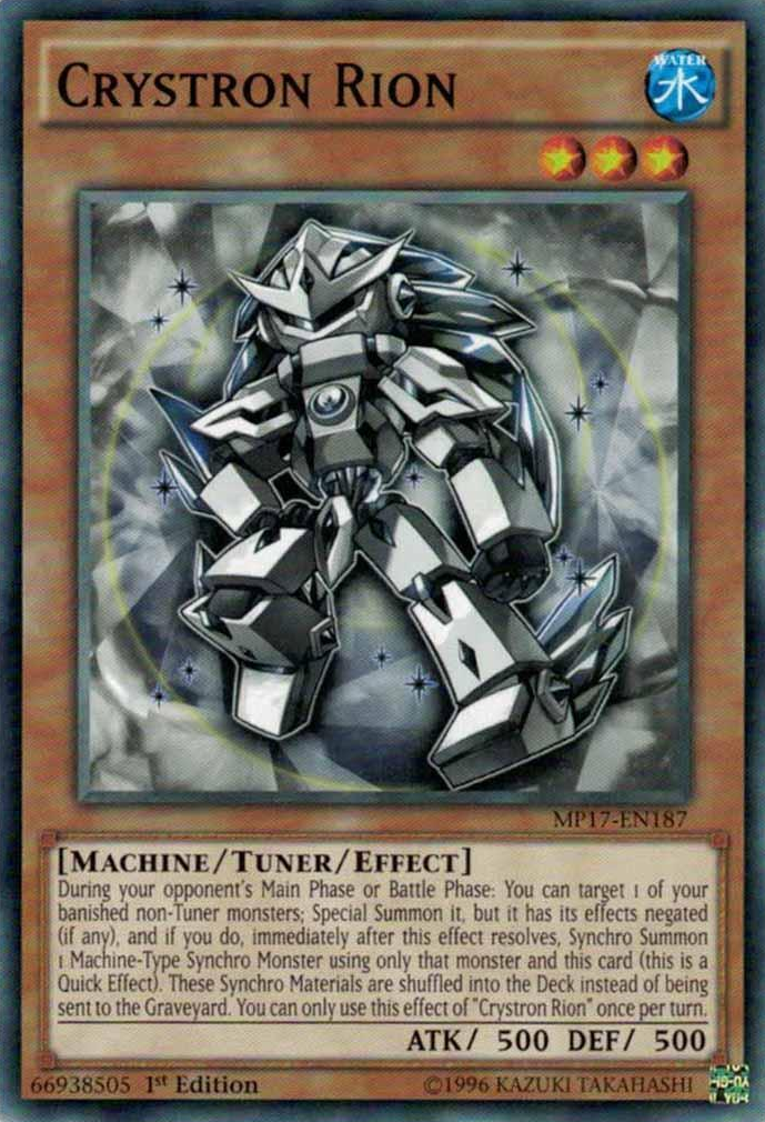 Crystron Rion [MP17-EN187] Common | Card Merchant Takapuna