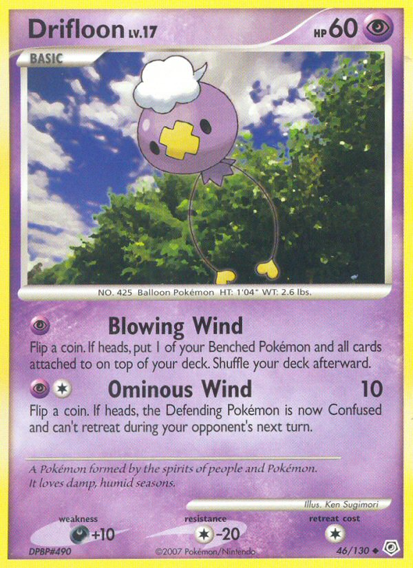 Drifloon (46/130) [Diamond & Pearl: Base Set] | Card Merchant Takapuna