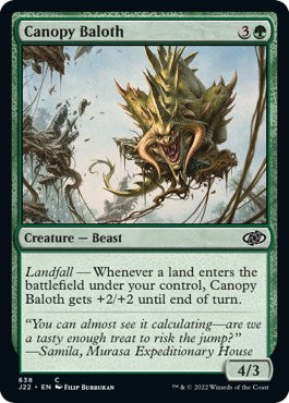Canopy Baloth [Jumpstart 2022] | Card Merchant Takapuna