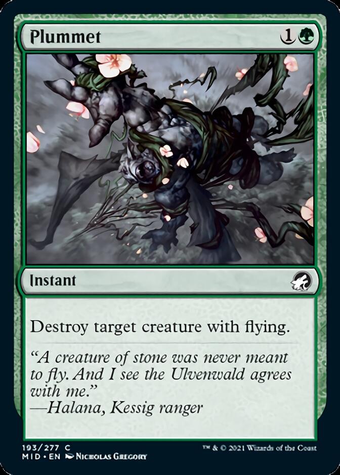 Plummet [Innistrad: Midnight Hunt] | Card Merchant Takapuna