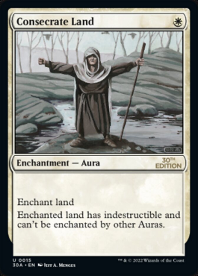 Consecrate Land [30th Anniversary Edition] | Card Merchant Takapuna