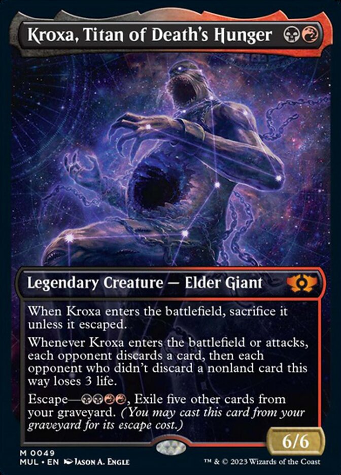 Kroxa, Titan of Death's Hunger [Multiverse Legends] | Card Merchant Takapuna