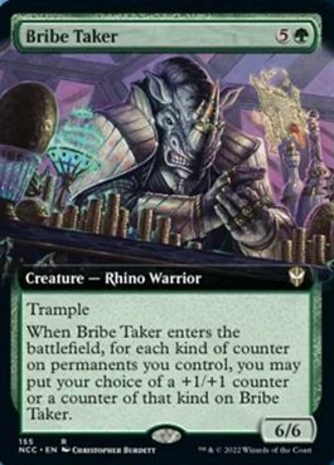 Bribe Taker (Extended Art) [Streets of New Capenna Commander] | Card Merchant Takapuna