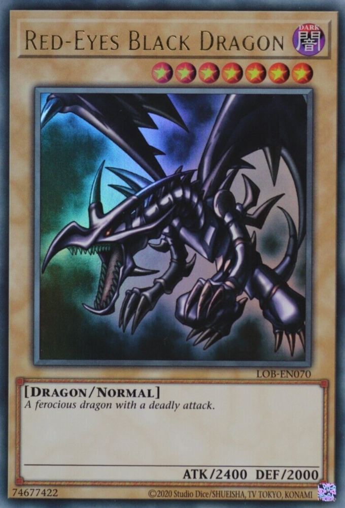 Red-Eyes Black Dragon (25th Anniversary) [LOB-EN070] Ultra Rare | Card Merchant Takapuna