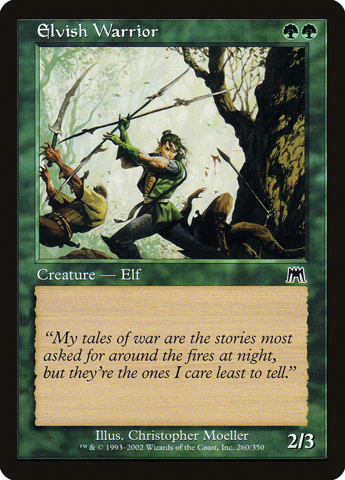 Elvish Warrior [Onslaught] | Card Merchant Takapuna