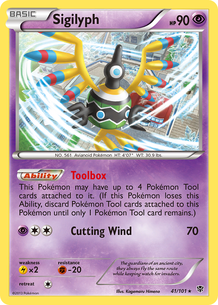 Sigilyph (41/101) [Black & White: Plasma Blast] | Card Merchant Takapuna