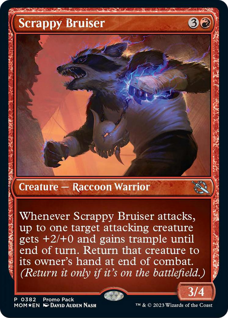 Scrappy Bruiser (Promo Pack) [March of the Machine Promos] | Card Merchant Takapuna