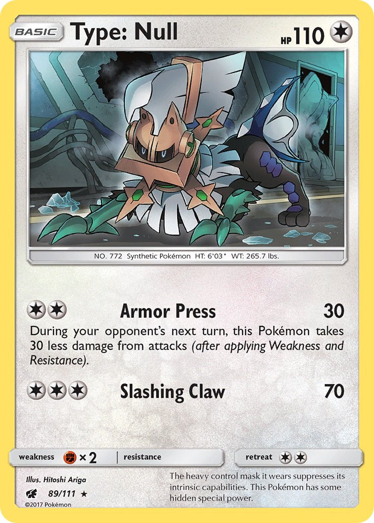 Type: Null (89/111) (Theme Deck Exclusive) [Sun & Moon: Crimson Invasion] | Card Merchant Takapuna