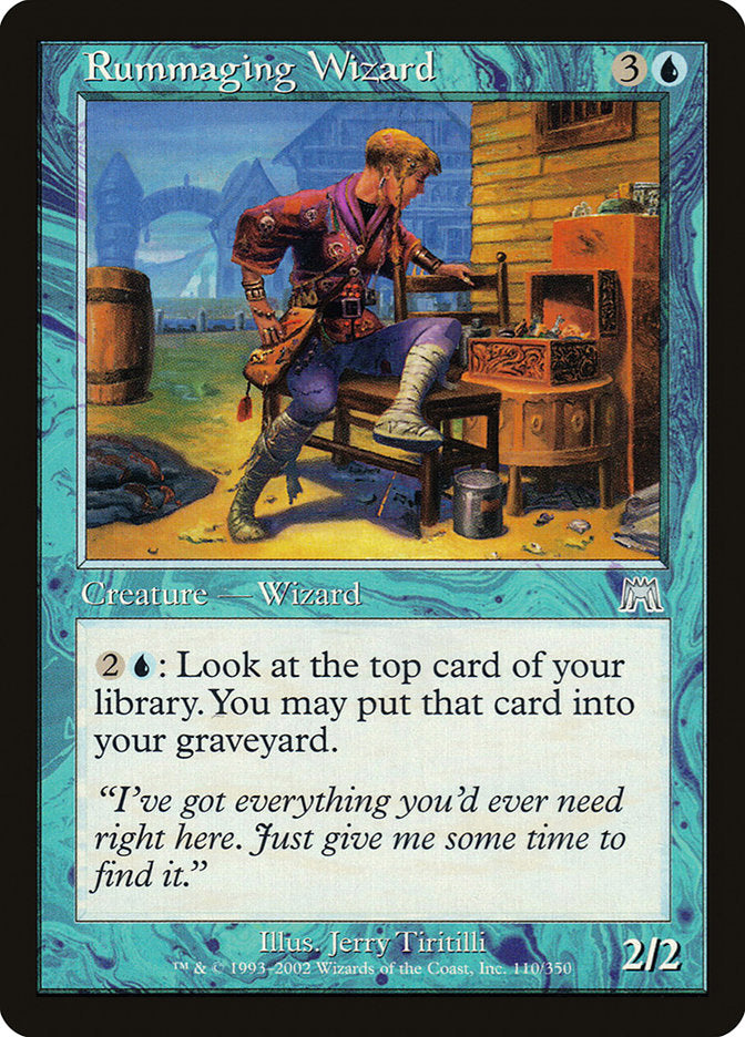 Rummaging Wizard [Onslaught] | Card Merchant Takapuna