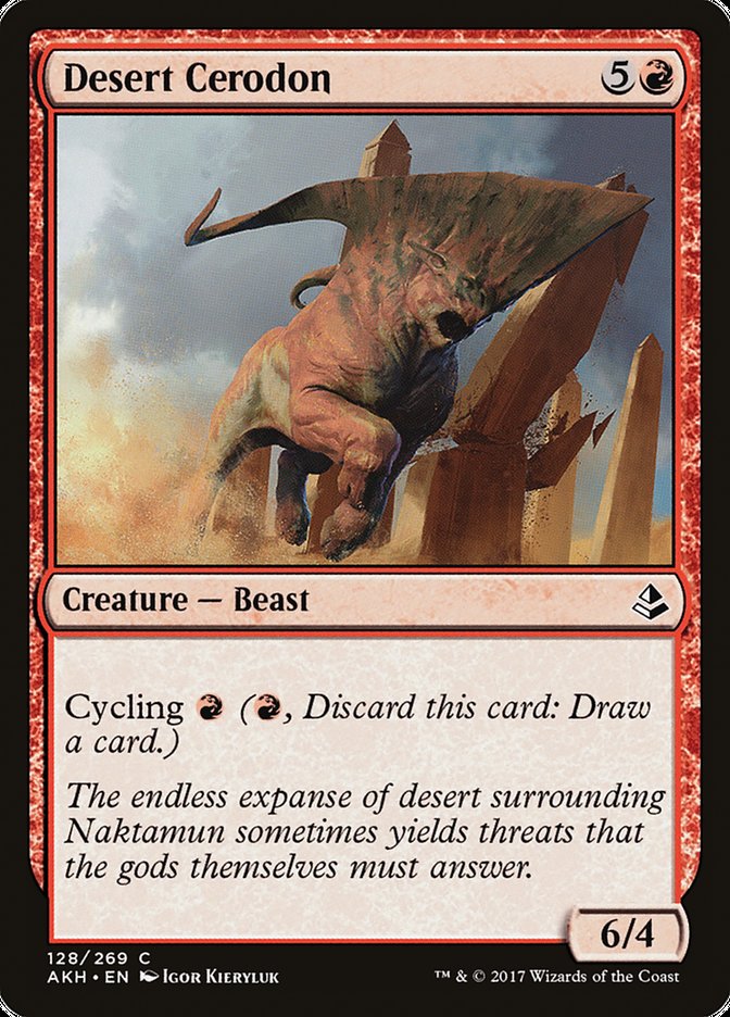 Desert Cerodon [Amonkhet] | Card Merchant Takapuna
