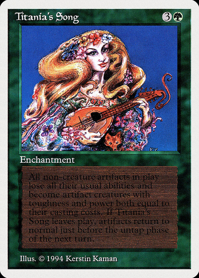 Titania's Song [Summer Magic / Edgar] | Card Merchant Takapuna