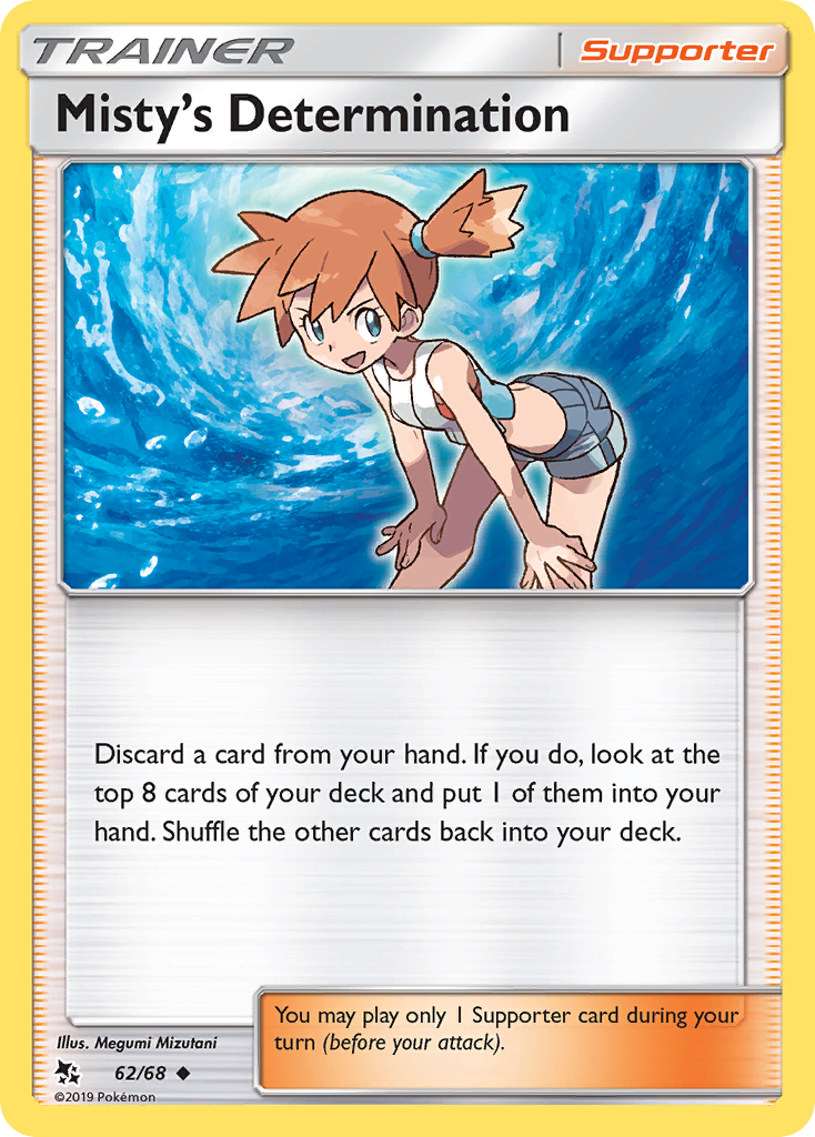 Misty's Determination (62/68) [Sun & Moon: Hidden Fates] | Card Merchant Takapuna