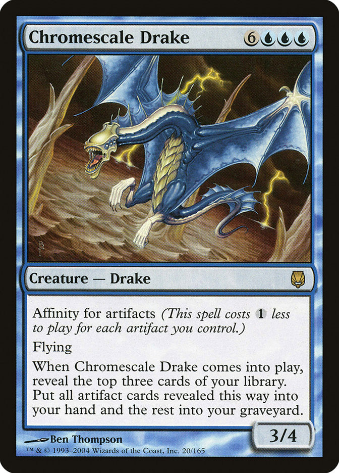 Chromescale Drake [Darksteel] | Card Merchant Takapuna