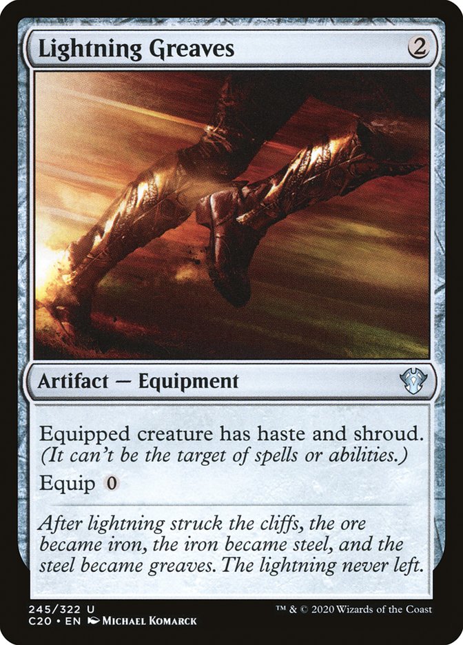 Lightning Greaves [Commander 2020] | Card Merchant Takapuna