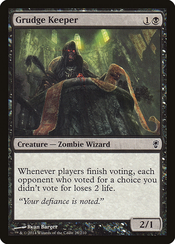Grudge Keeper [Conspiracy] | Card Merchant Takapuna