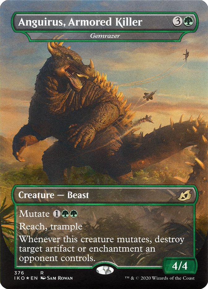 Gemrazer - Anguirus, Armored Killer (Extended Art) [Ikoria: Lair of Behemoths] | Card Merchant Takapuna