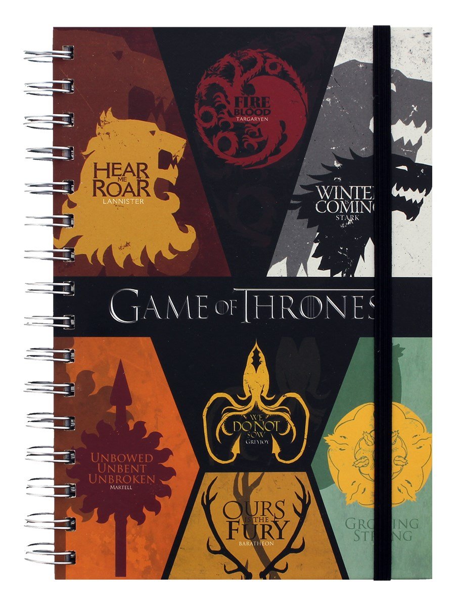 Game of Thrones: Sigils A5 Notebook | Card Merchant Takapuna