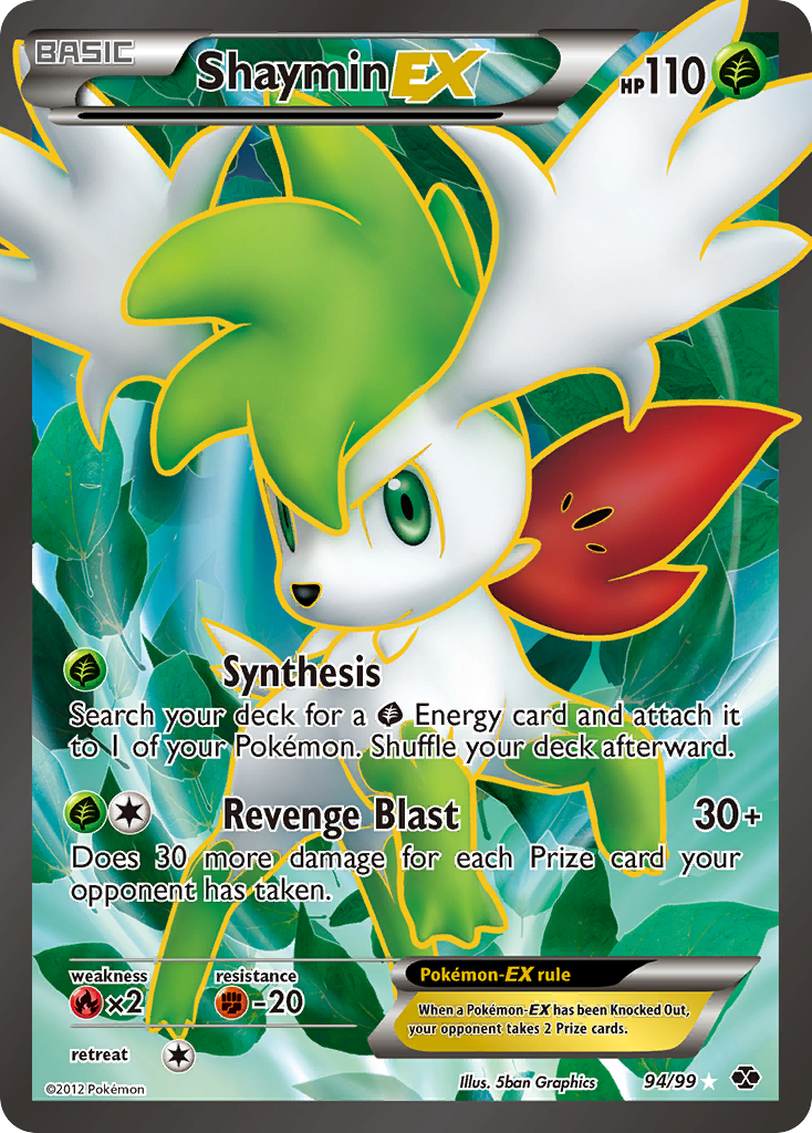 Shaymin EX (94/99) [Black & White: Next Destinies] | Card Merchant Takapuna