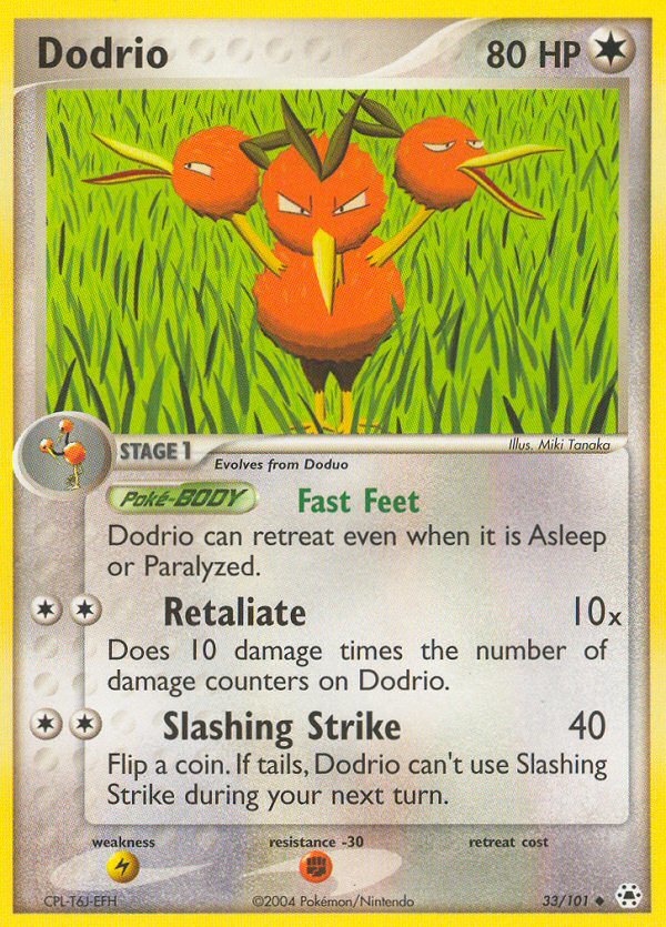 Dodrio (33/101) [EX: Hidden Legends] | Card Merchant Takapuna