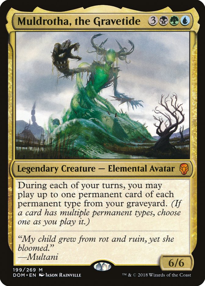 Muldrotha, the Gravetide [Dominaria] | Card Merchant Takapuna