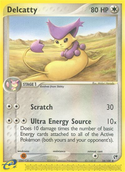 Delcatty (34/100) [EX: Sandstorm] | Card Merchant Takapuna