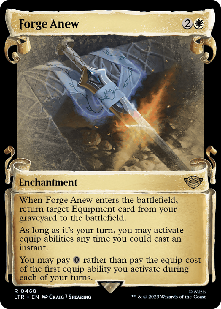 Forge Anew [The Lord of the Rings: Tales of Middle-Earth Showcase Scrolls] | Card Merchant Takapuna