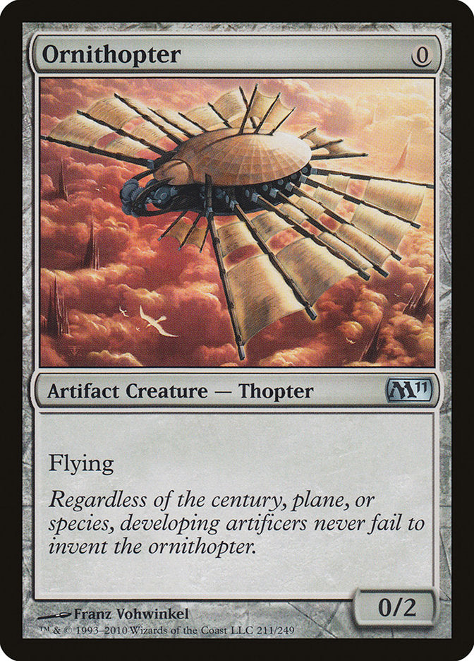 Ornithopter [Magic 2011] | Card Merchant Takapuna