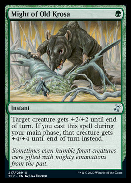 Might of Old Krosa [Time Spiral Remastered] | Card Merchant Takapuna