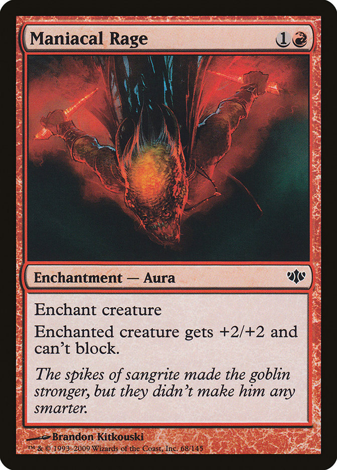 Maniacal Rage [Conflux] | Card Merchant Takapuna