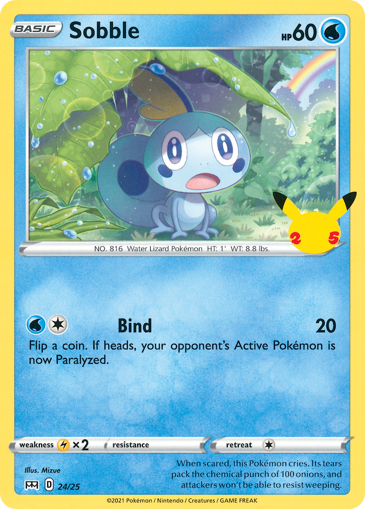 Sobble (24/25) [McDonald's 25th Anniversary] | Card Merchant Takapuna