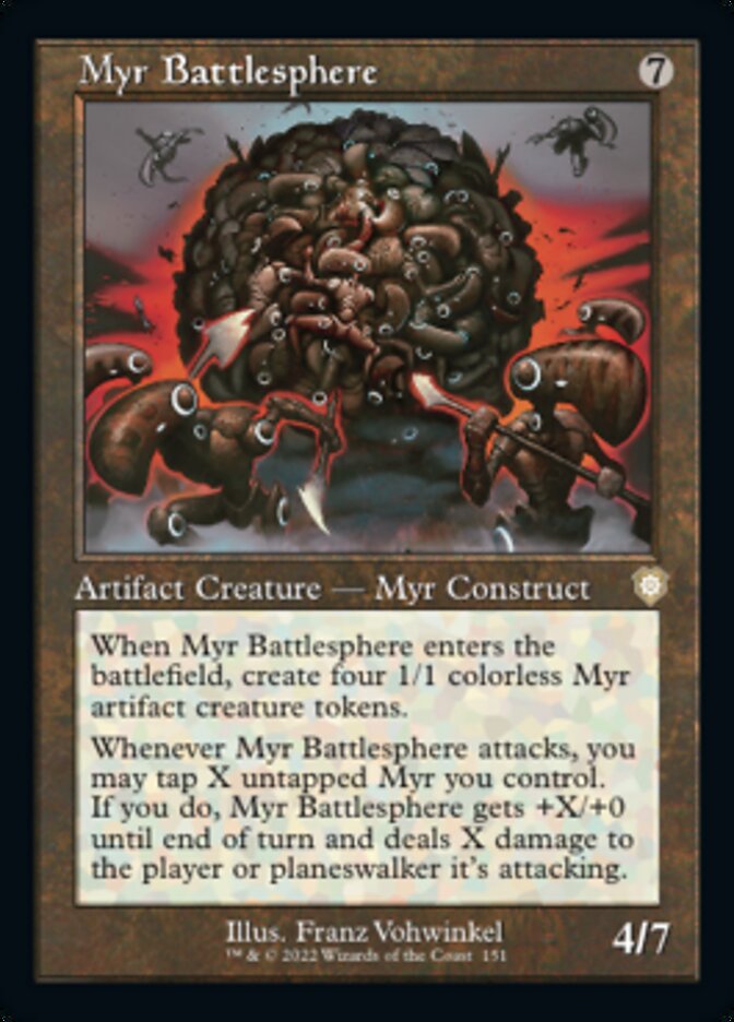 Myr Battlesphere (Retro) [The Brothers' War Commander] | Card Merchant Takapuna