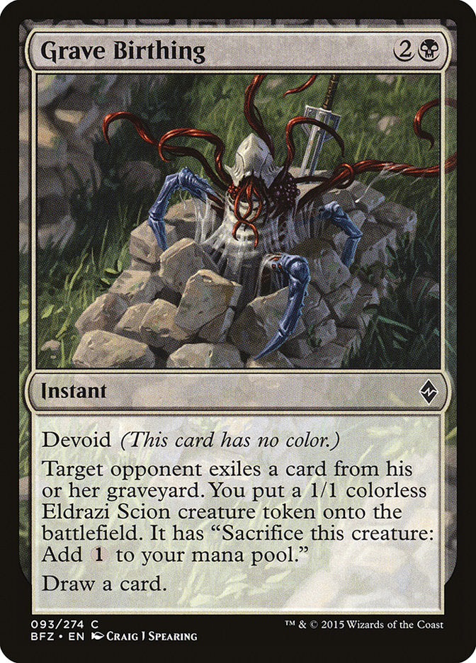 Grave Birthing [Battle for Zendikar] | Card Merchant Takapuna