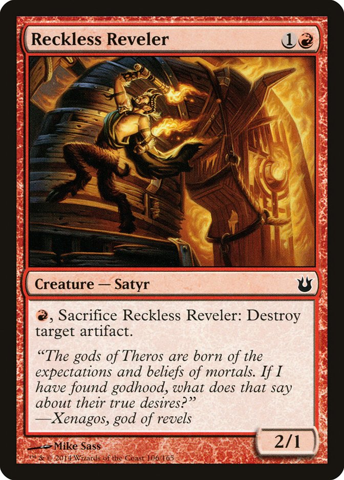 Reckless Reveler [Born of the Gods] | Card Merchant Takapuna