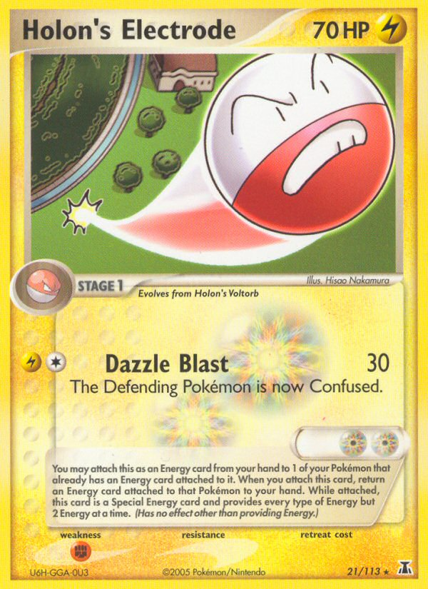 Holon's Electrode (21/113) [EX: Delta Species] | Card Merchant Takapuna
