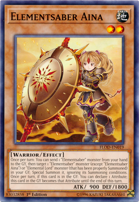 Elementsaber Aina [FLOD-EN019] Common | Card Merchant Takapuna