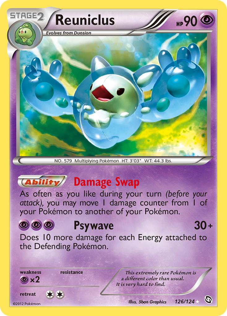 Reuniclus (126/124) [Black & White: Dragons Exalted] | Card Merchant Takapuna