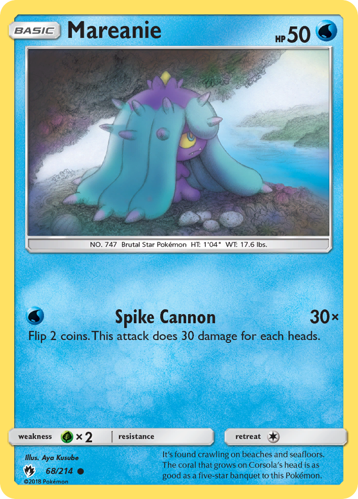 Mareanie (68/214) [Sun & Moon: Lost Thunder] | Card Merchant Takapuna