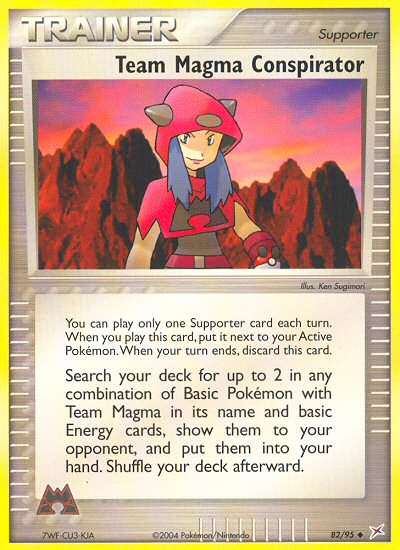 Team Magma Conspirator (82/95) [EX: Team Magma vs Team Aqua] | Card Merchant Takapuna