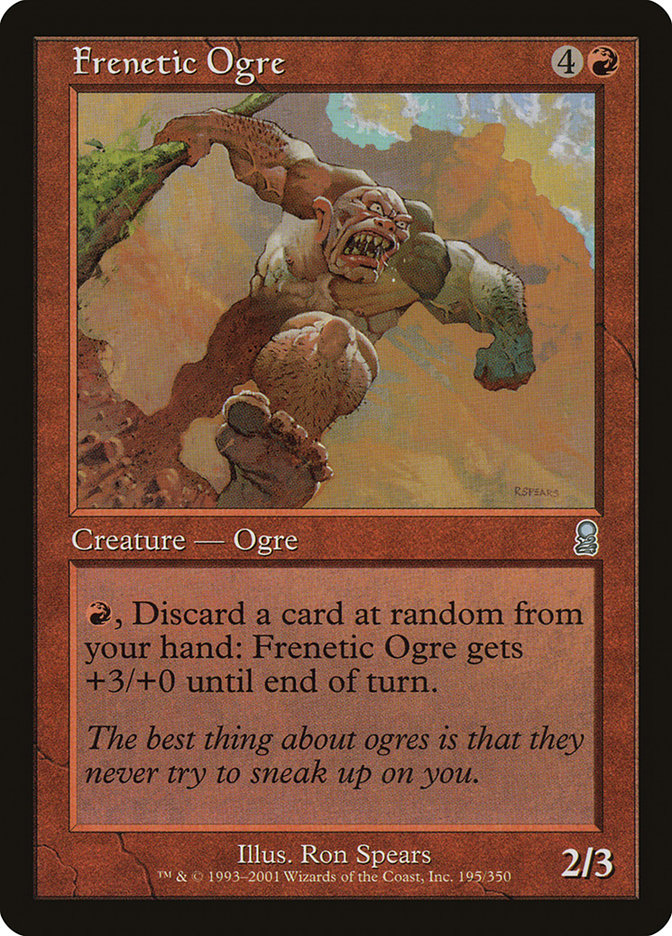 Frenetic Ogre [Odyssey] | Card Merchant Takapuna